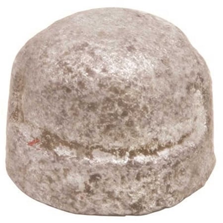 Proplus 1-1/2 Galvanized Malleable Cap Silver 44157
